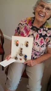 Sally with her awesome Mandaring hat buttons