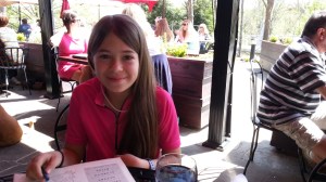 Enjoying crepes at a French cafe along the trail....what more can you ask for?